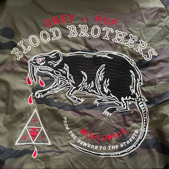 Obey X HUF Windbreaker - Picture 3 of 4